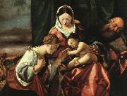 LOTTO, Lorenzo The Mystic Marriage of St. Catherine sg china oil painting reproduction